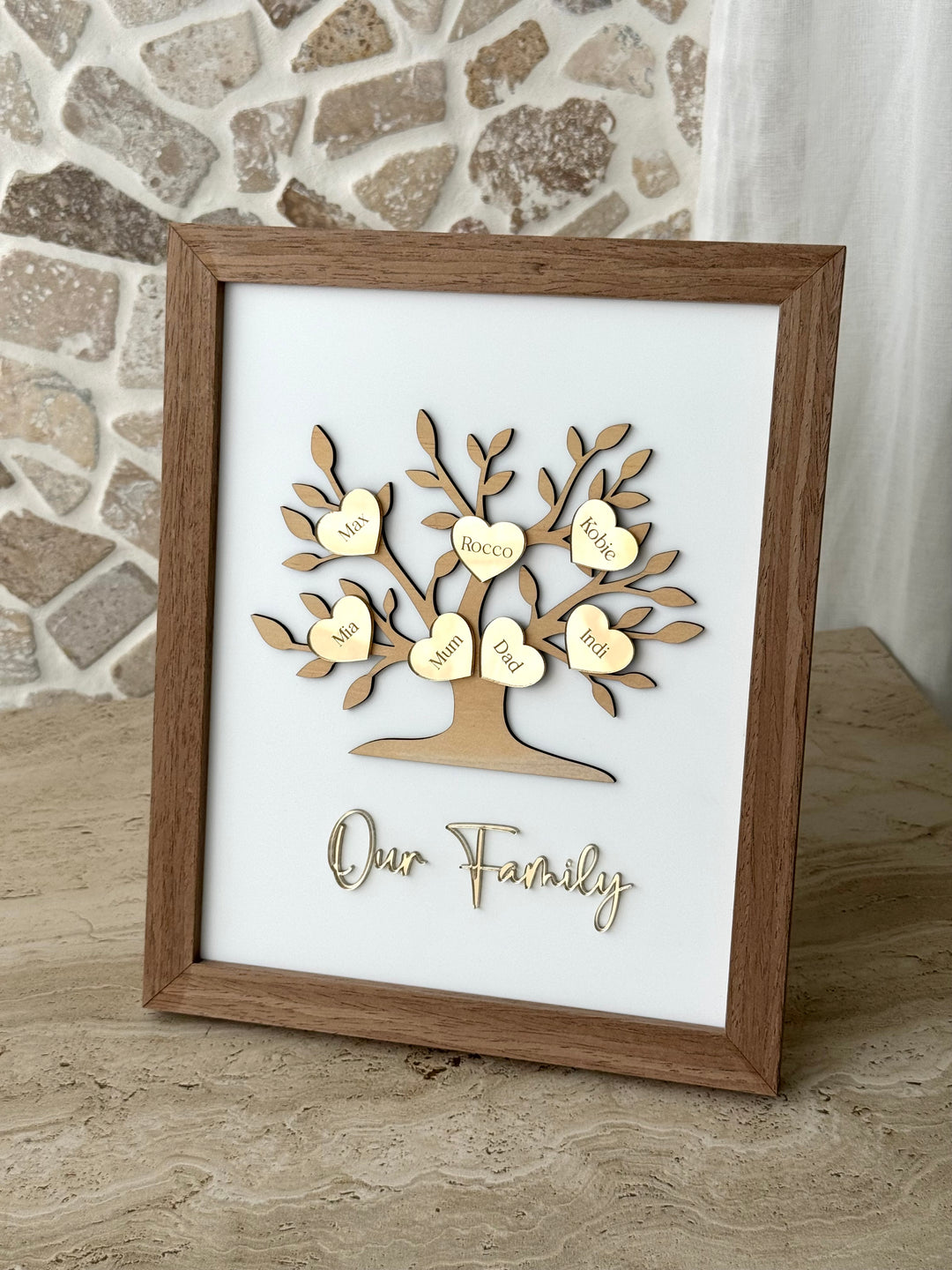 Framed Family Tree