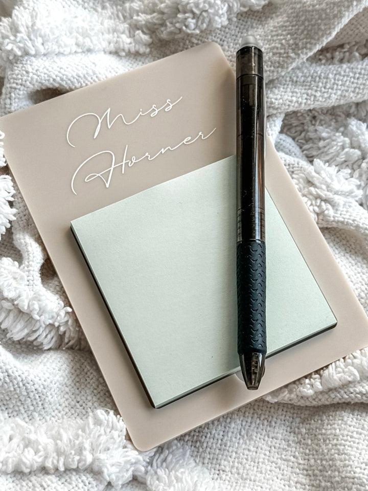 Slimline Acrylic Notepad Holder