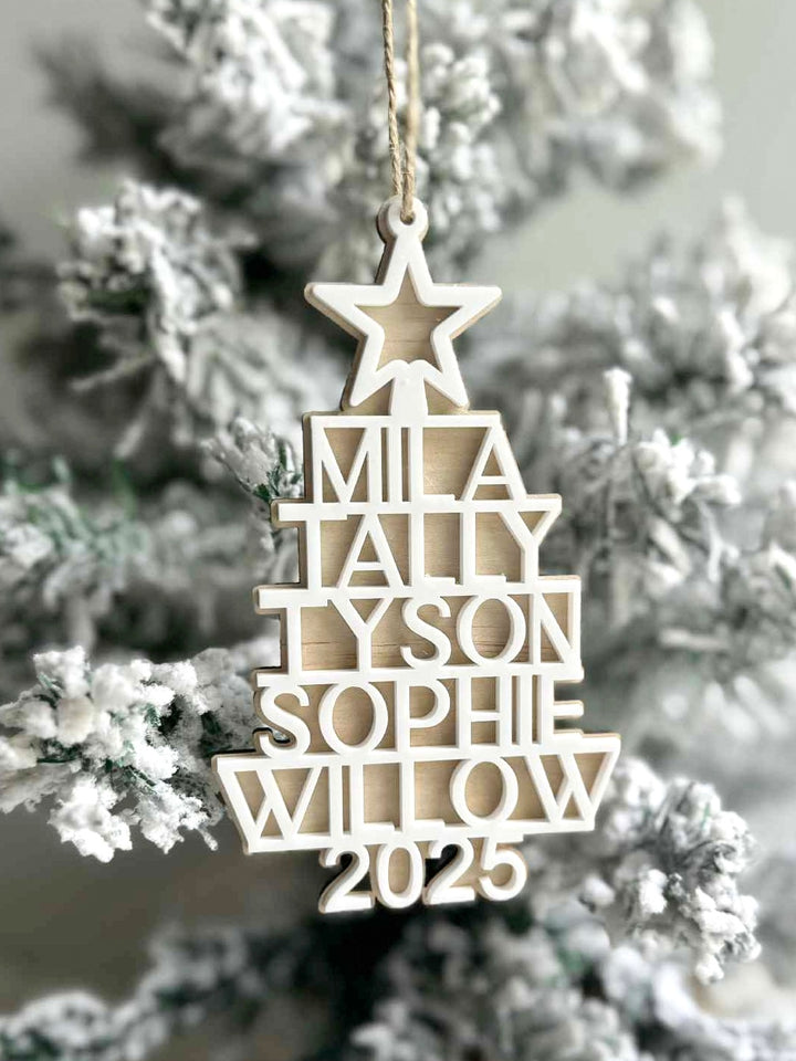 Name Tree Ornament
