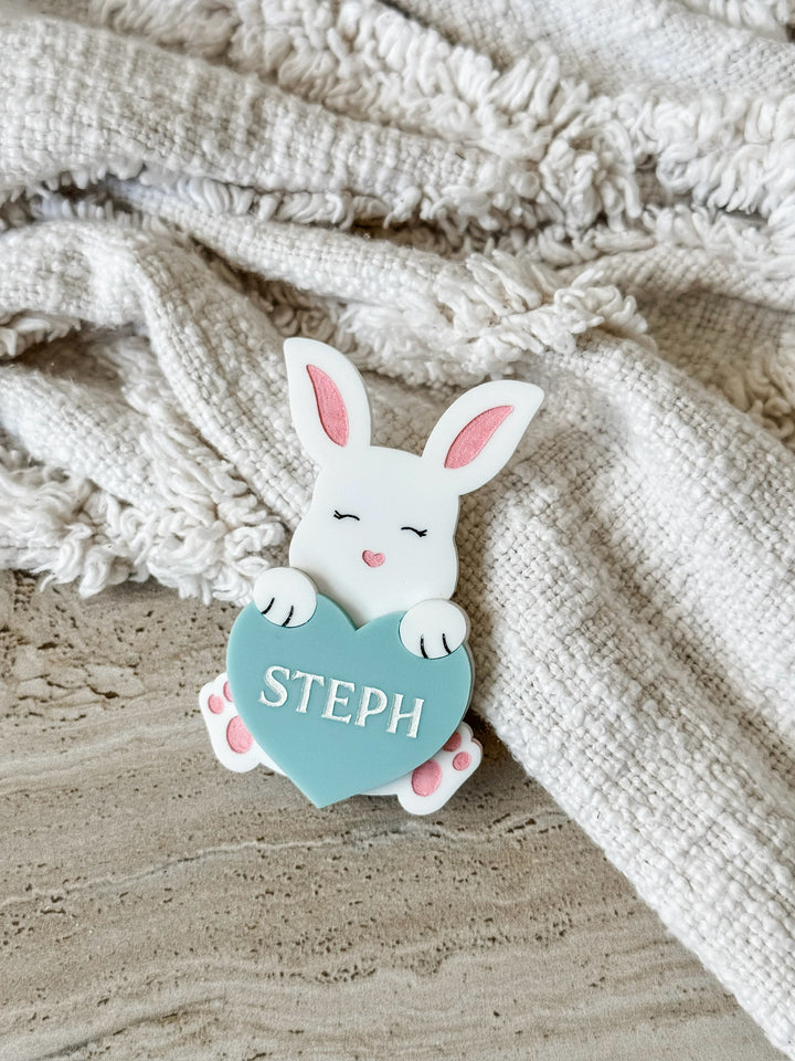 Love Bunny Name Badge