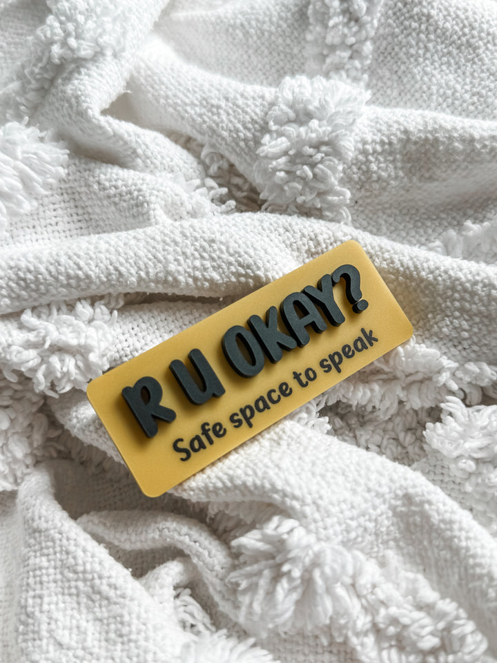 R U OKAY? Badge