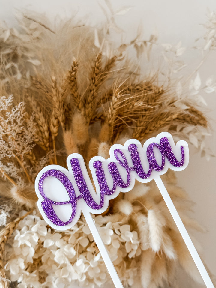 Personalised Name Cake Topper