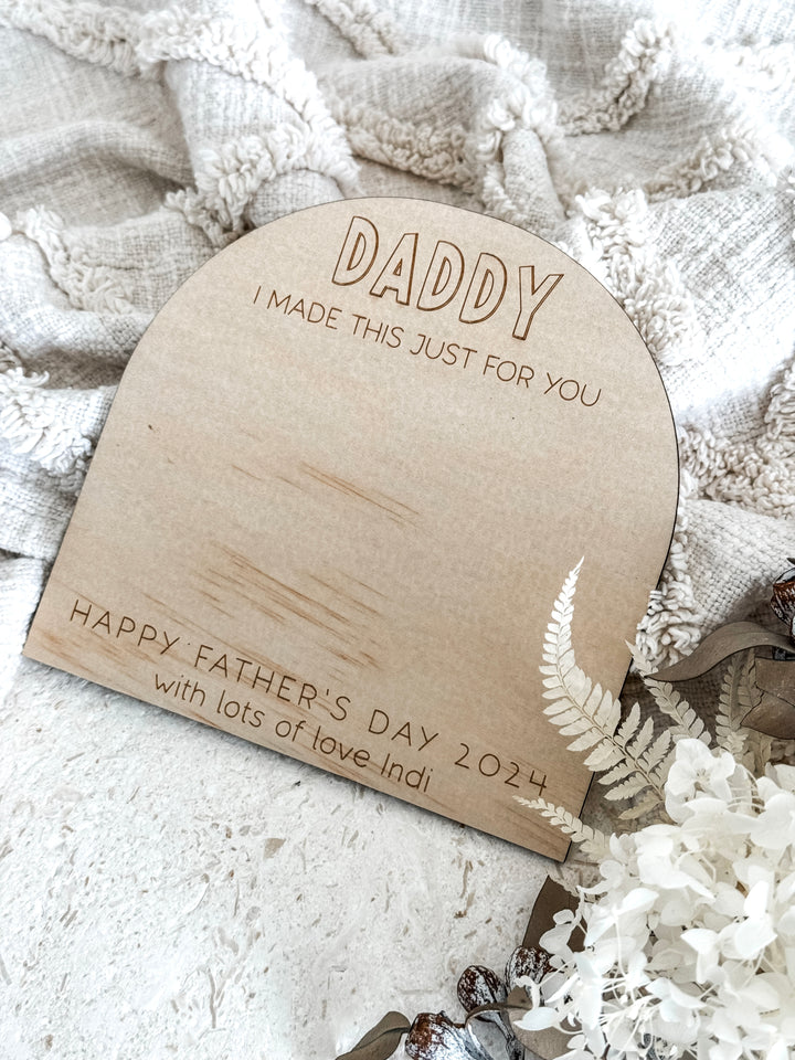 Father’s Day Drawing Sign