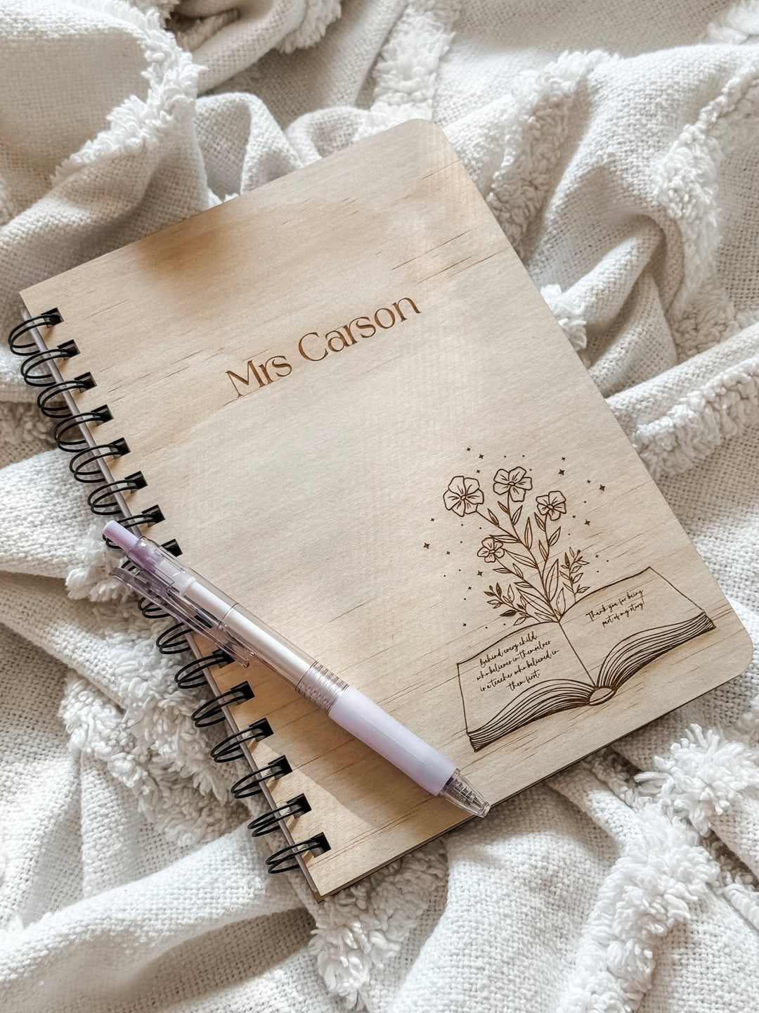 Wooden Notebook