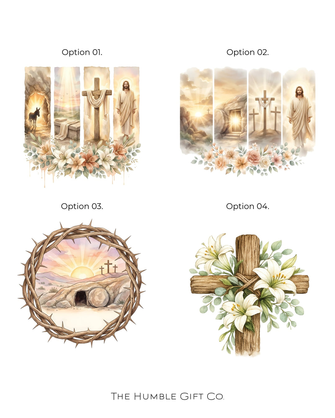 Watercolour Easter Story Wall Art Frame