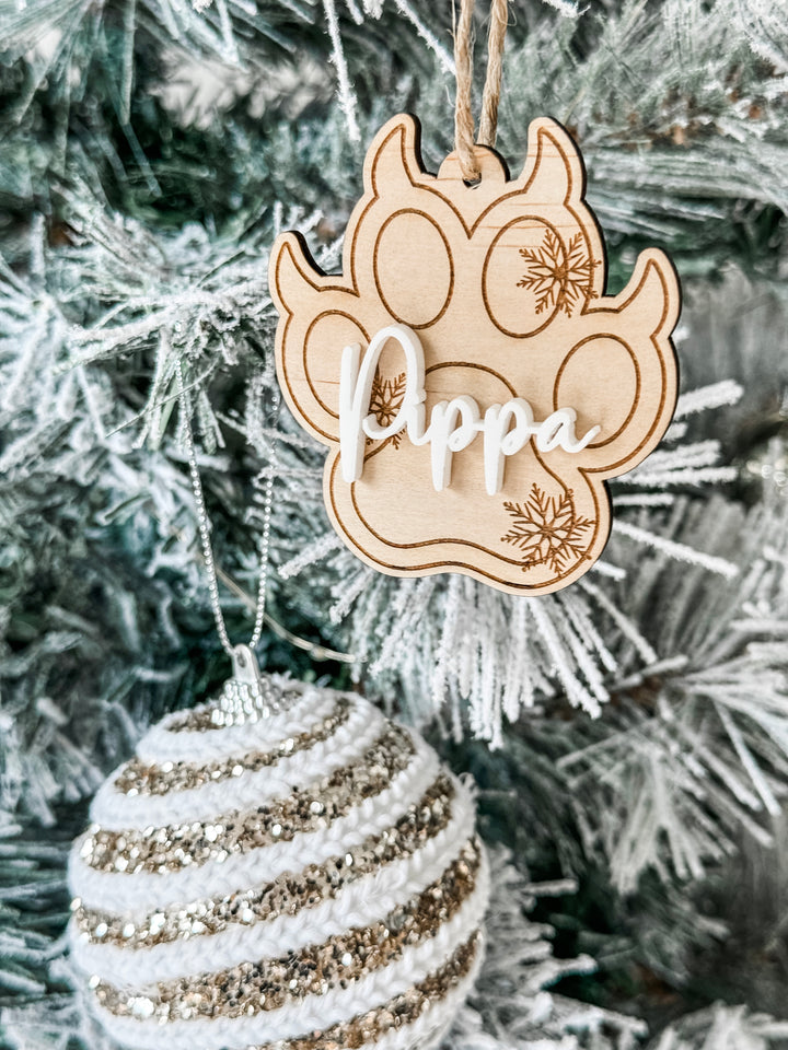 Snowflake Pet Ornament