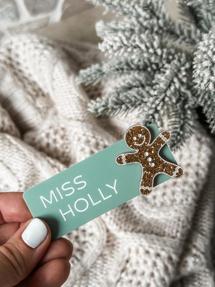 Christmas Name Badge