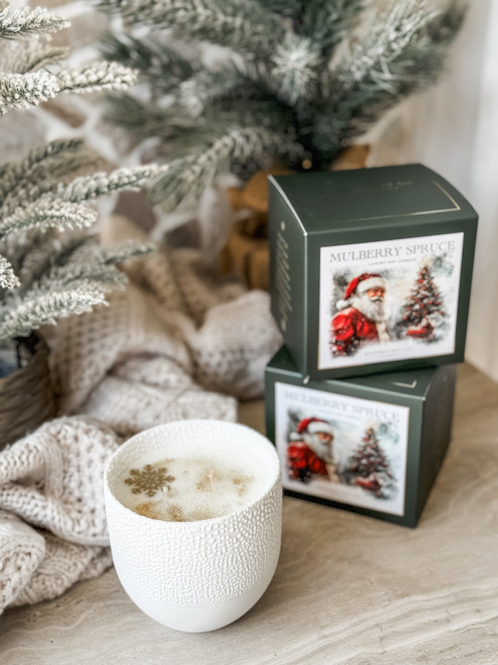 Mulberry Spruce Christmas Candle