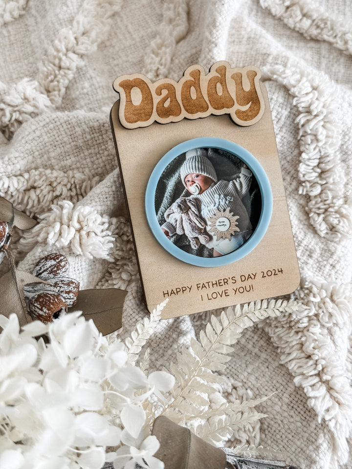 Father’s Day Fridge Magnet Photo Frame