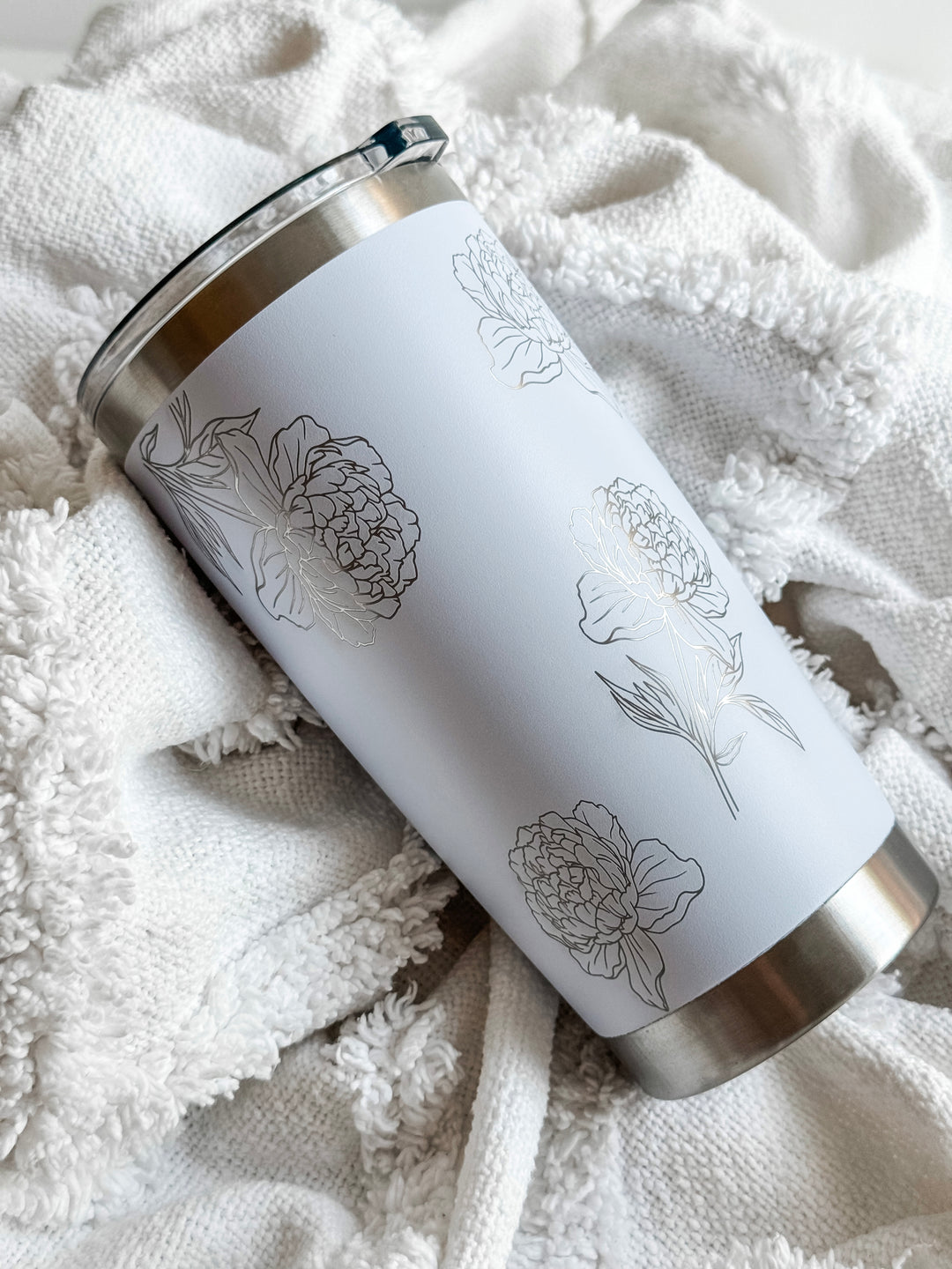 Personalised Birth Flower Travel Mug