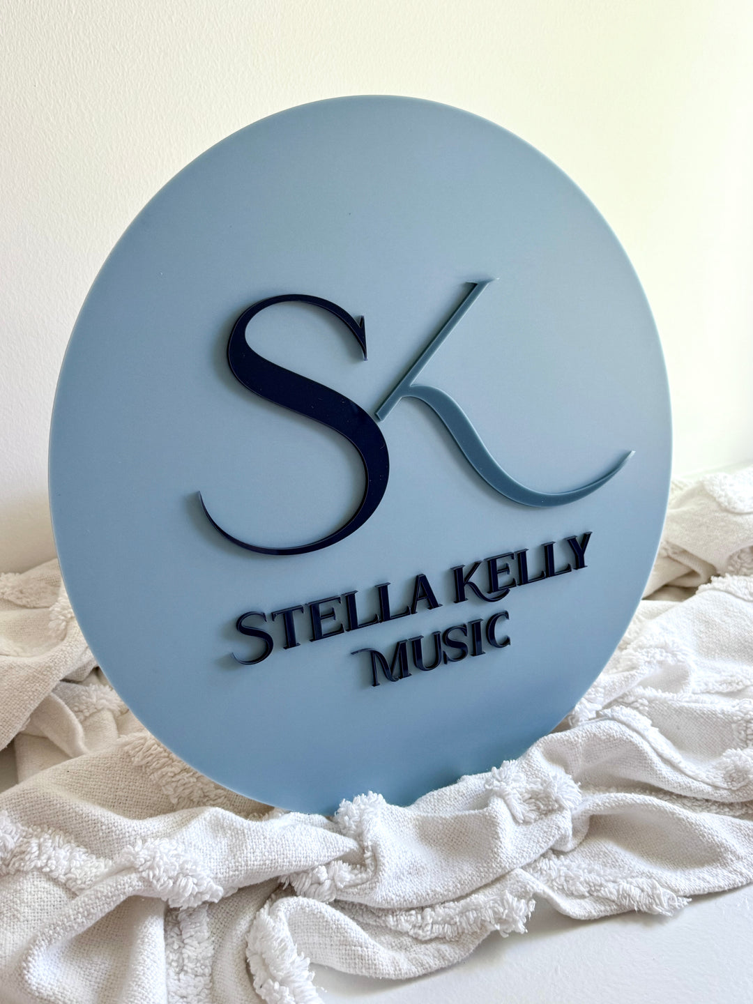 Round Acrylic Logo Sign