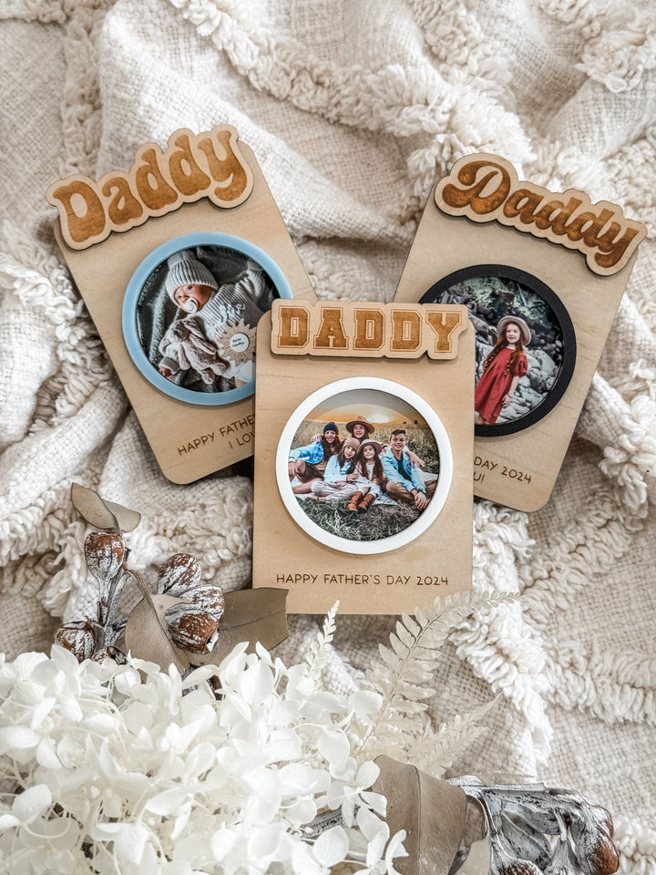 Father’s Day Fridge Magnet Photo Frame