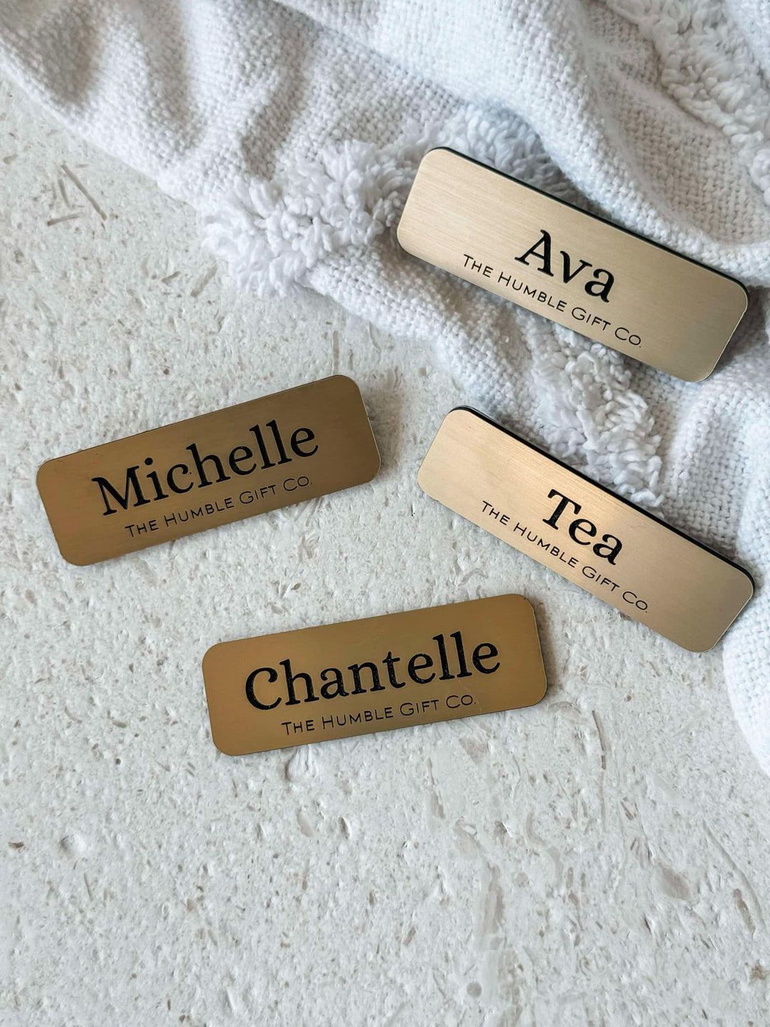 Engraved Name Badge with Occupation