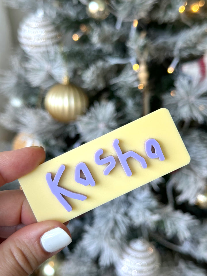 Handwritten Name Badge