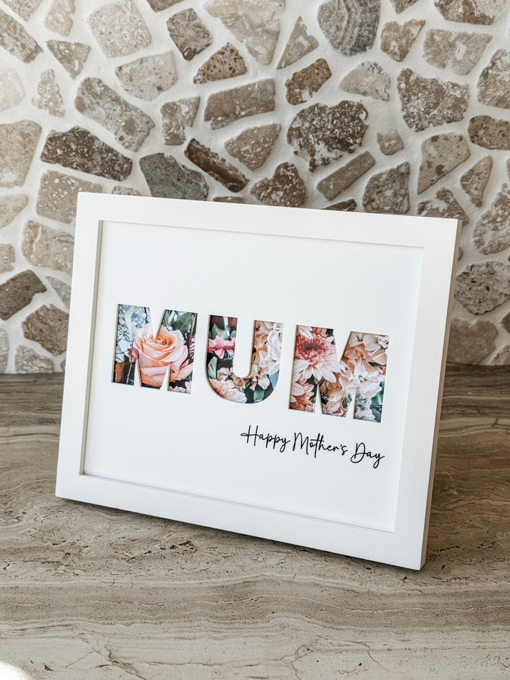 MUM Collage Photo Frame with Acrylic Insert