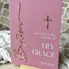 Baptism Tabletop Welcome Sign - Style 2