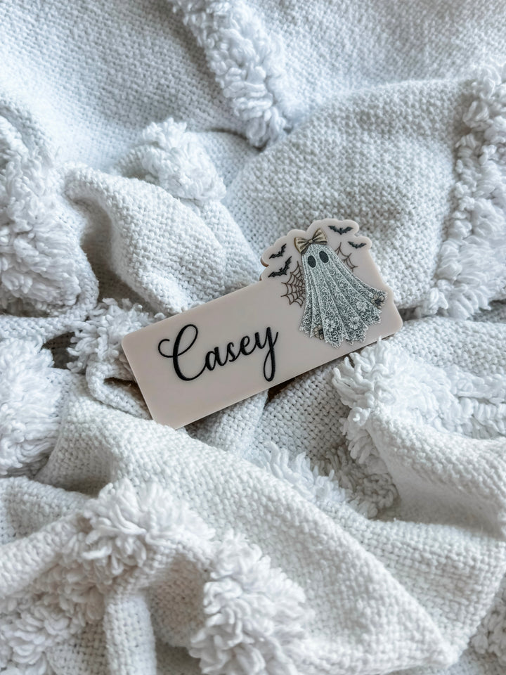 Ghost Name Badge