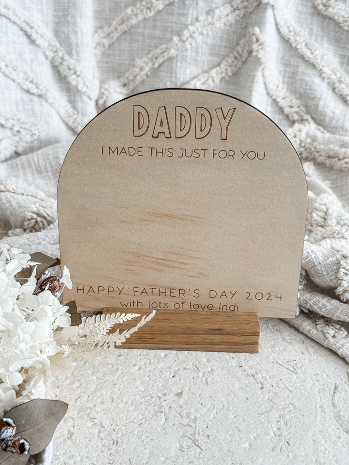 Father’s Day Drawing Sign