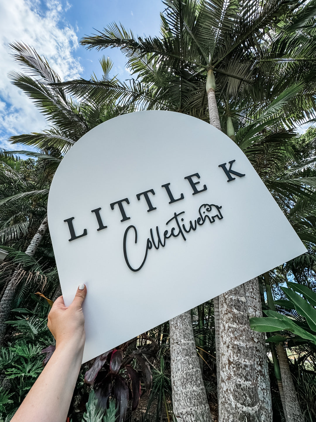 Arch Acrylic Logo Sign