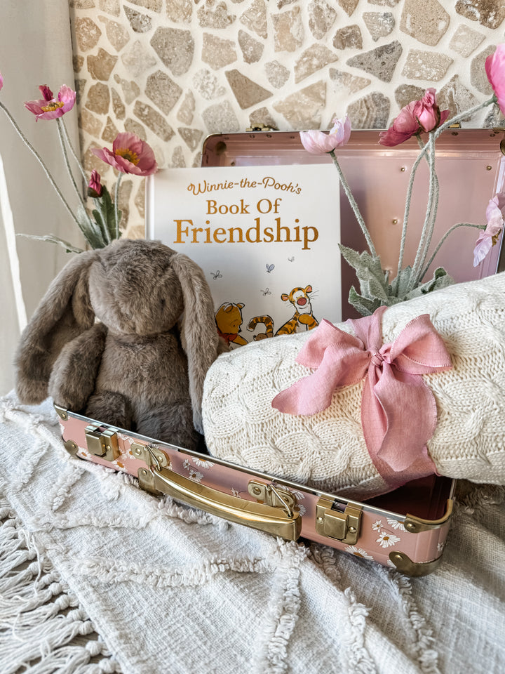 Darcy Plush Baby Bunny - 27cm Grey