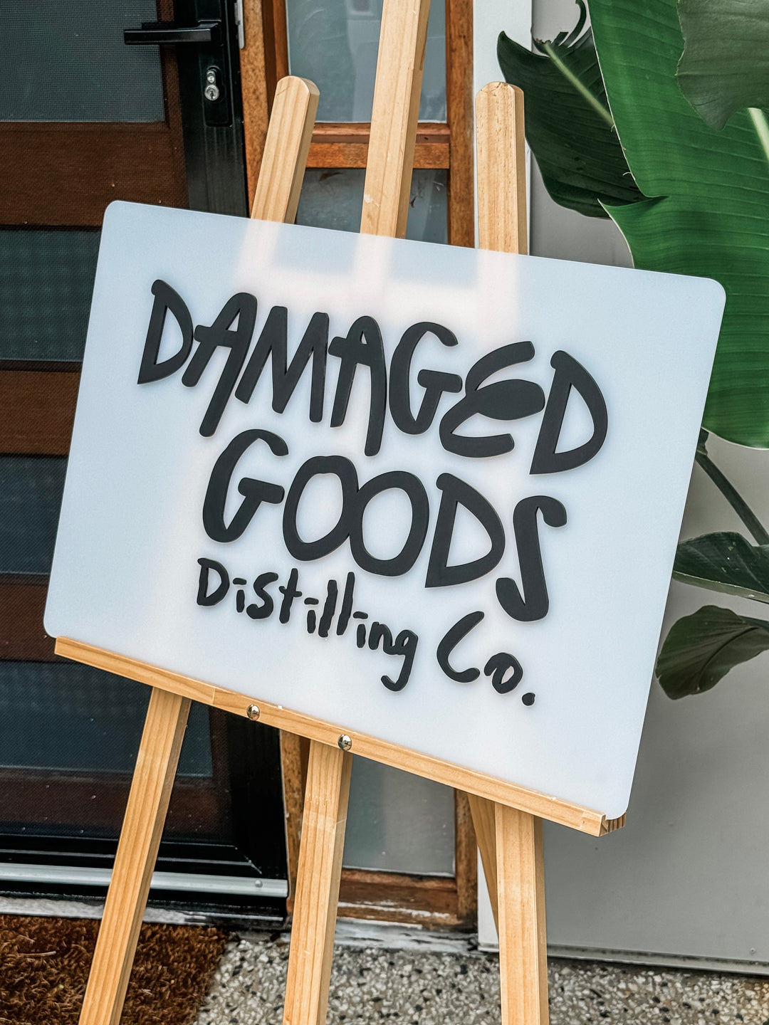 Rectangle Acrylic Logo Sign