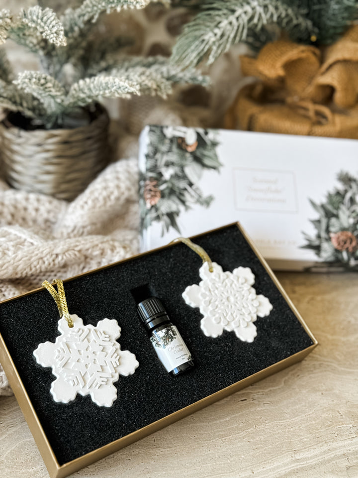 Scented Snowflake Tree Decorations
