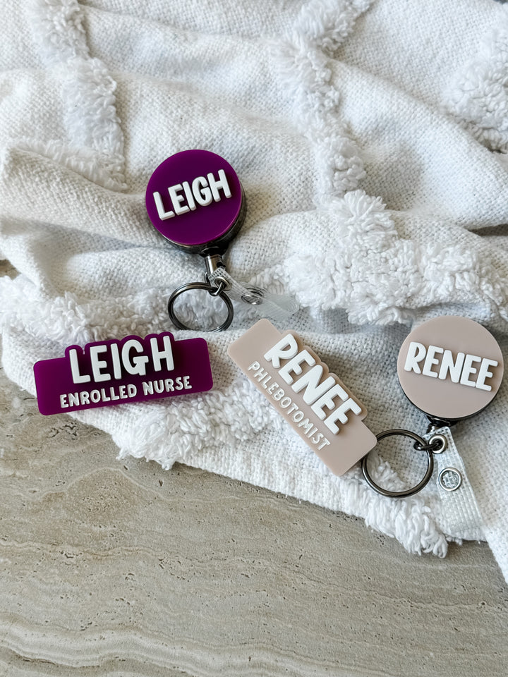 Name Badge & Badge Reel Bundle