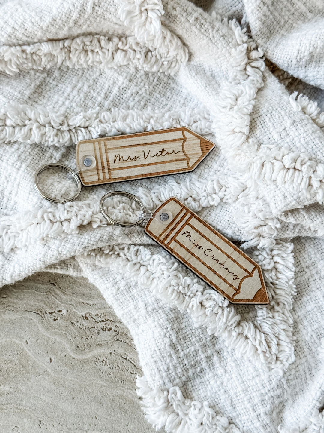 Personalised Pencil Keyring