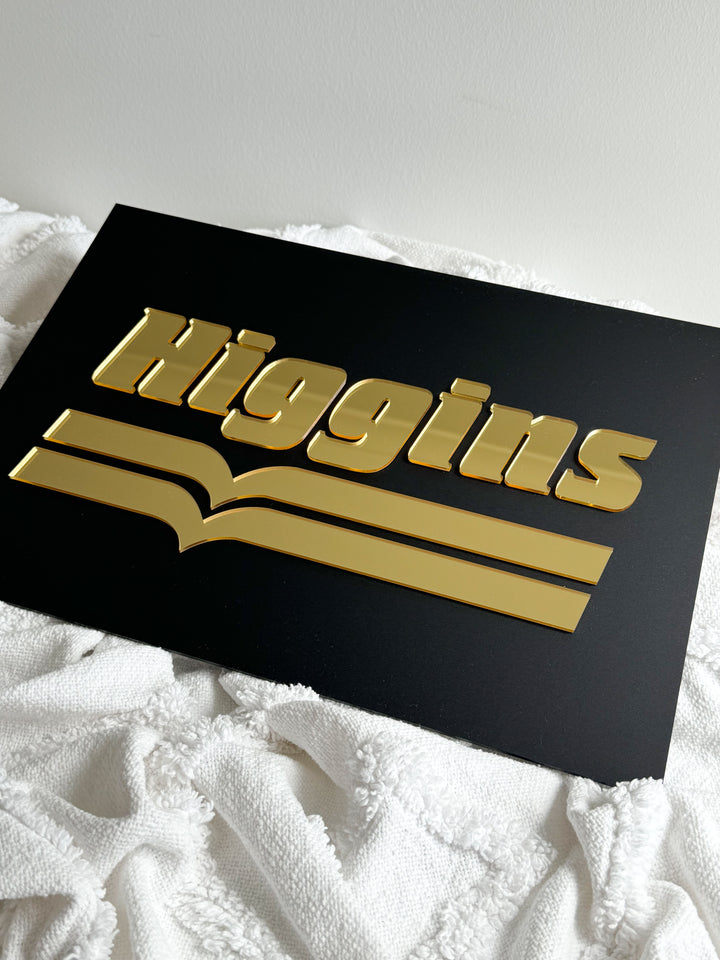 Rectangle Acrylic Logo Sign