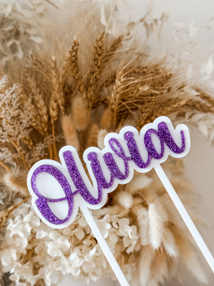 Personalised Name Cake Topper