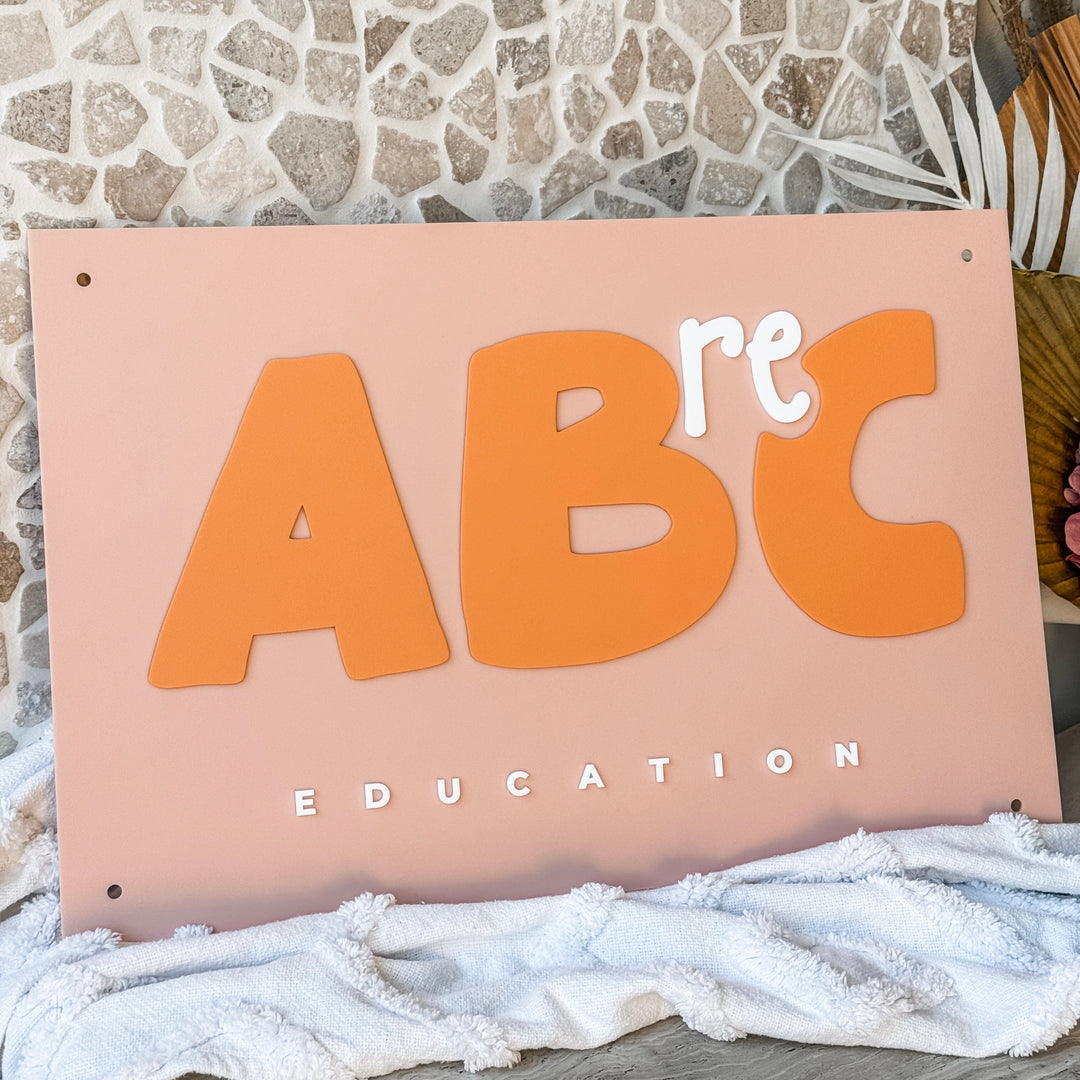 Rectangle Acrylic Logo Sign