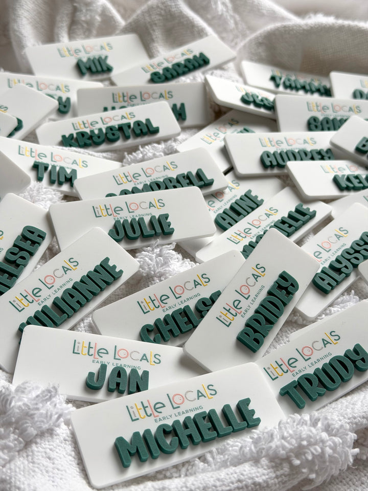 UV Printed Logo Name Badge