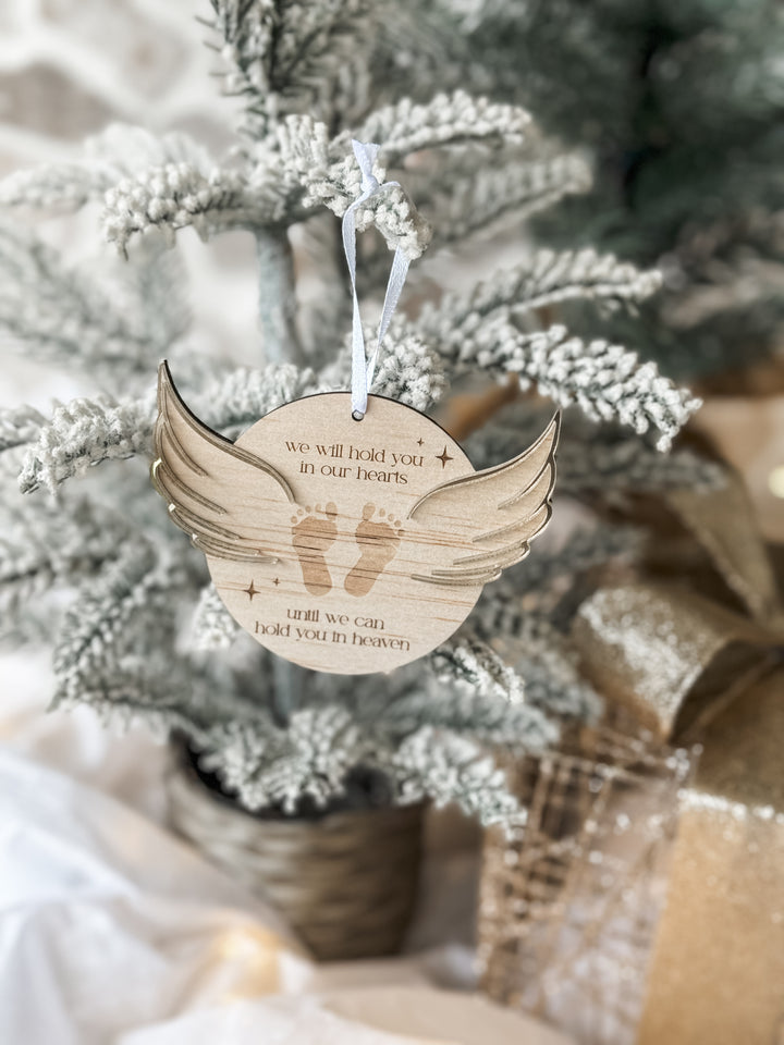 Baby Foot Print Memorial Ornament