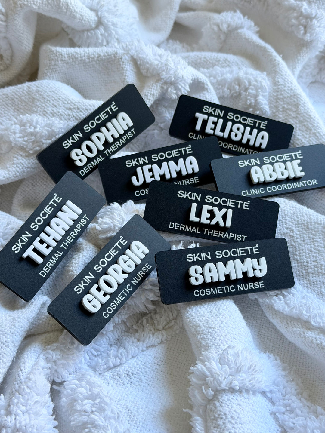 UV Printed Logo Name Badge