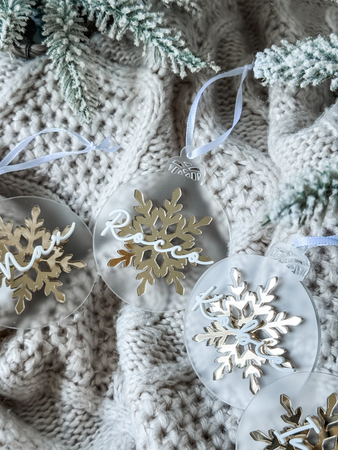 Triple Layer Snowflake Ornament