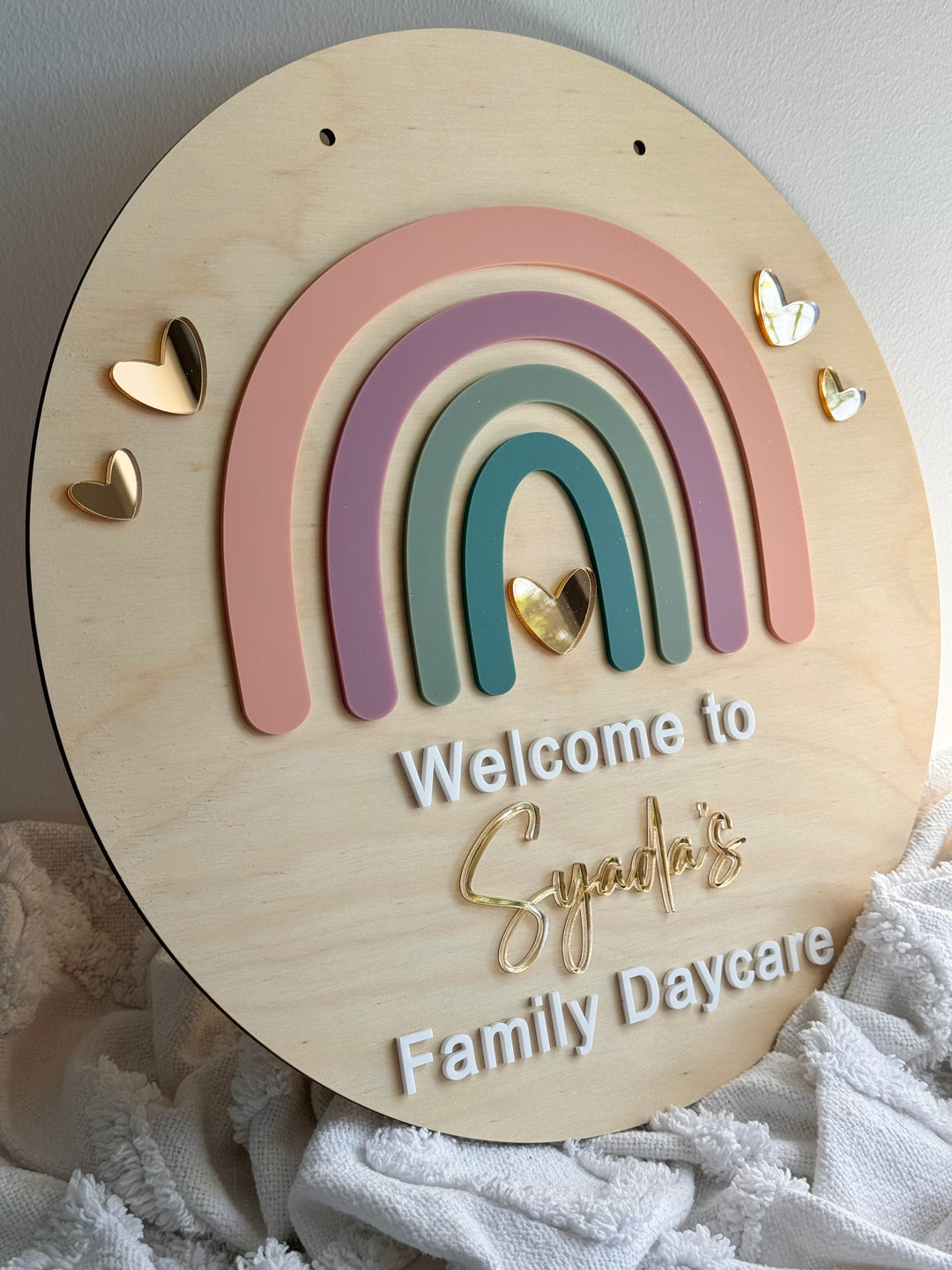 Rainbow Teacher's Classroom Sign