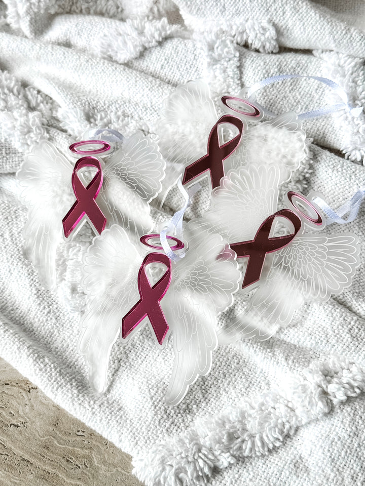 Pink Ribbon Memorial Ornament