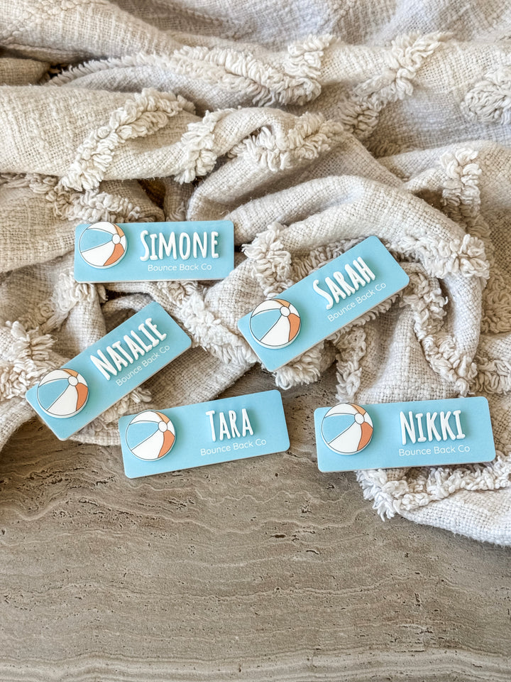 UV Printed Logo Name Badge