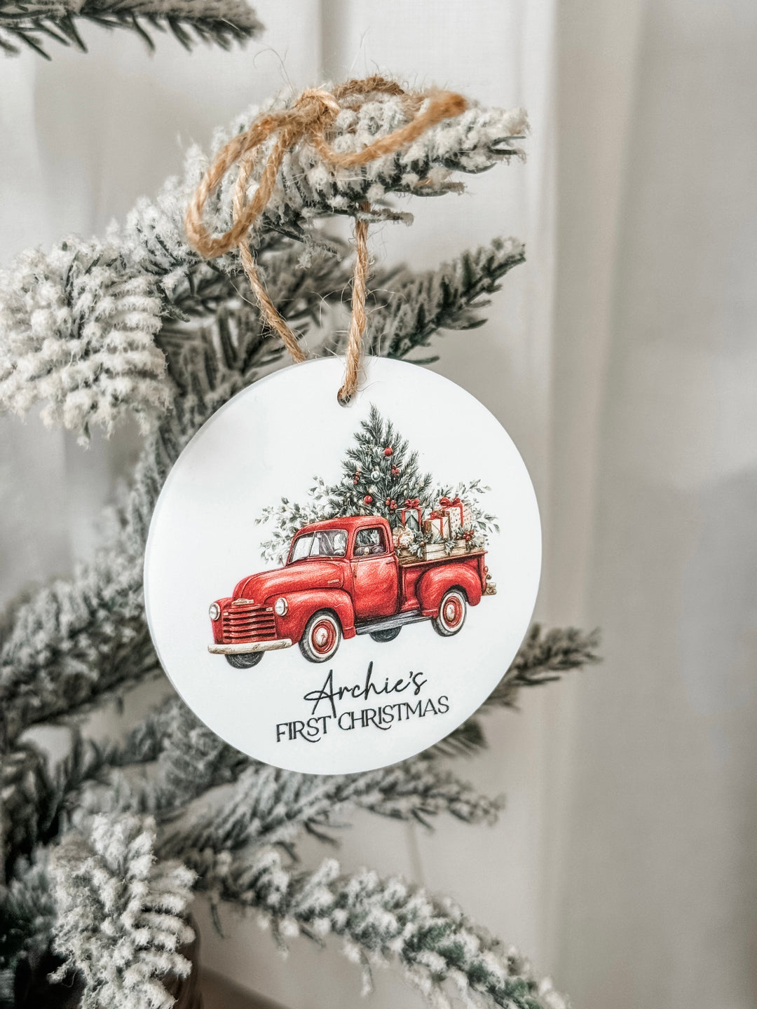 UV Printed Christmas Ornament - Style 1