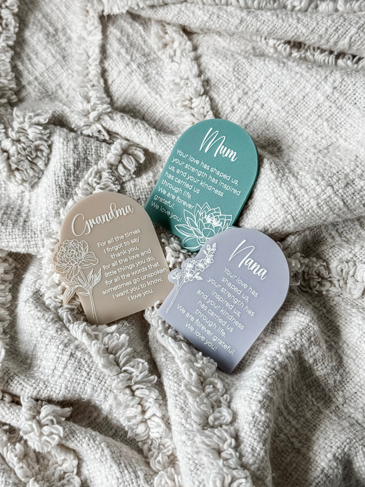 Mother's Day Personalised Flower Fridge Magnets