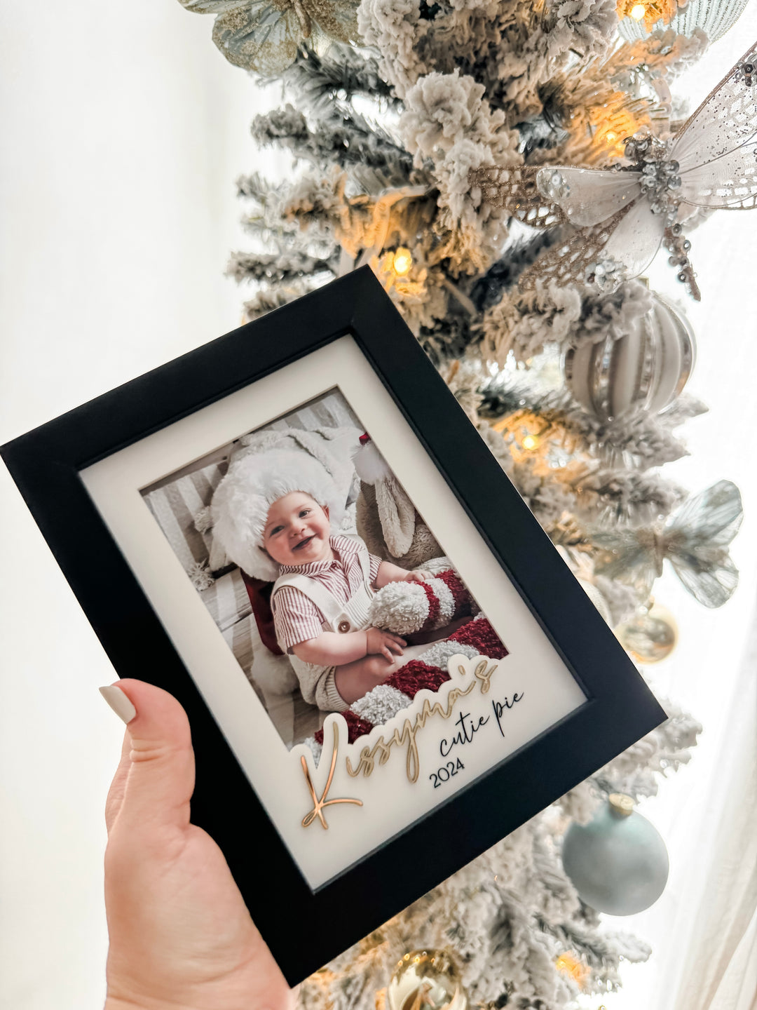 Fun Text Photo Frame Custom Text Photo Frame | Customised Christmas Photo Frame – The Humble ...