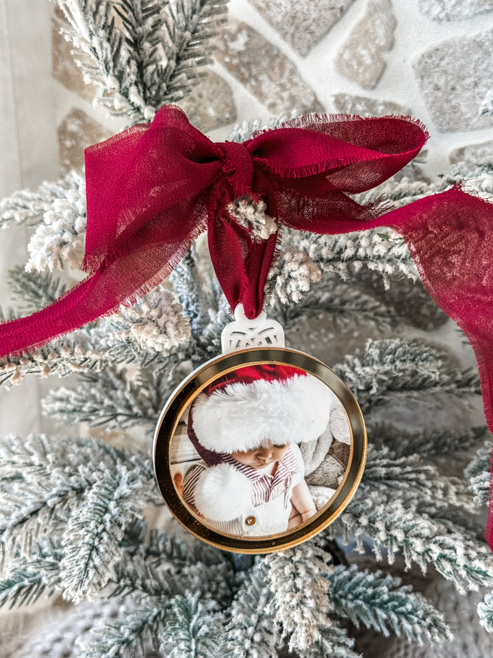 UV Print Christmas Photo Ornament