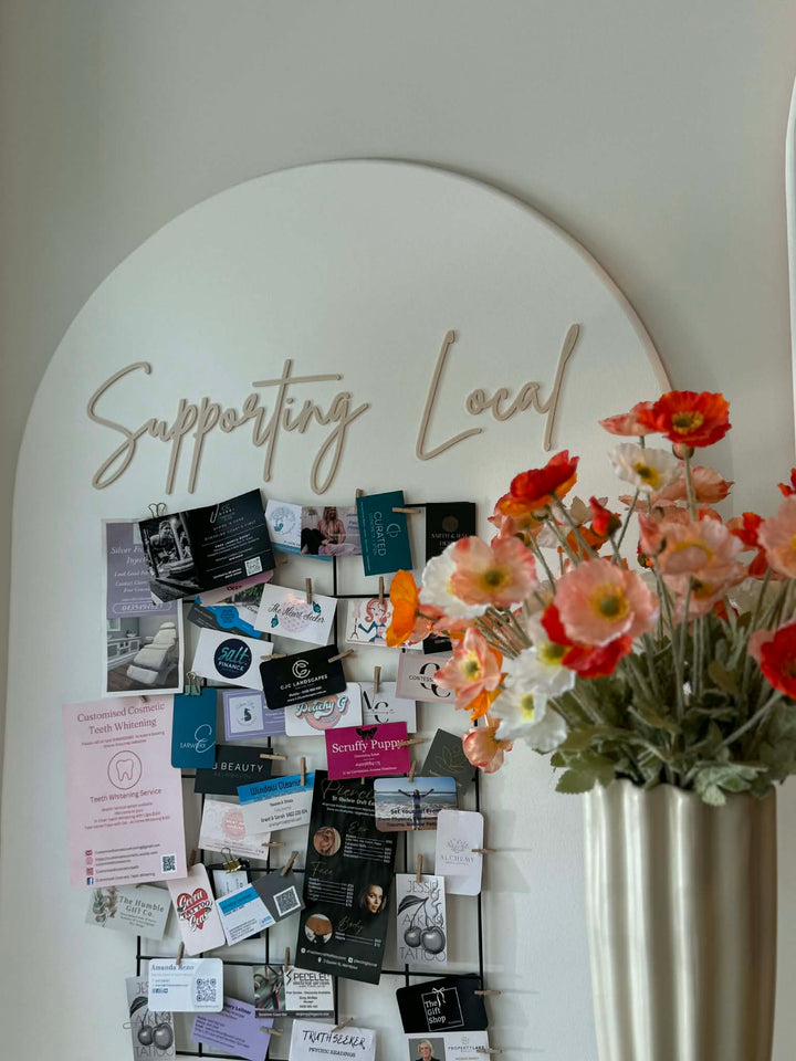 Single-layer 3D Acrylic Wall Letters