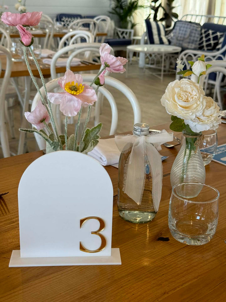 Acrylic Table Numbers #2