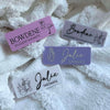 Midwife Name Badge with Pregnant Lady Line Art