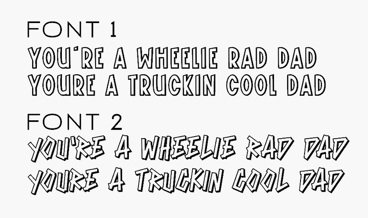 Acrylic Fridge Magnet - Wheelie Rad Dad