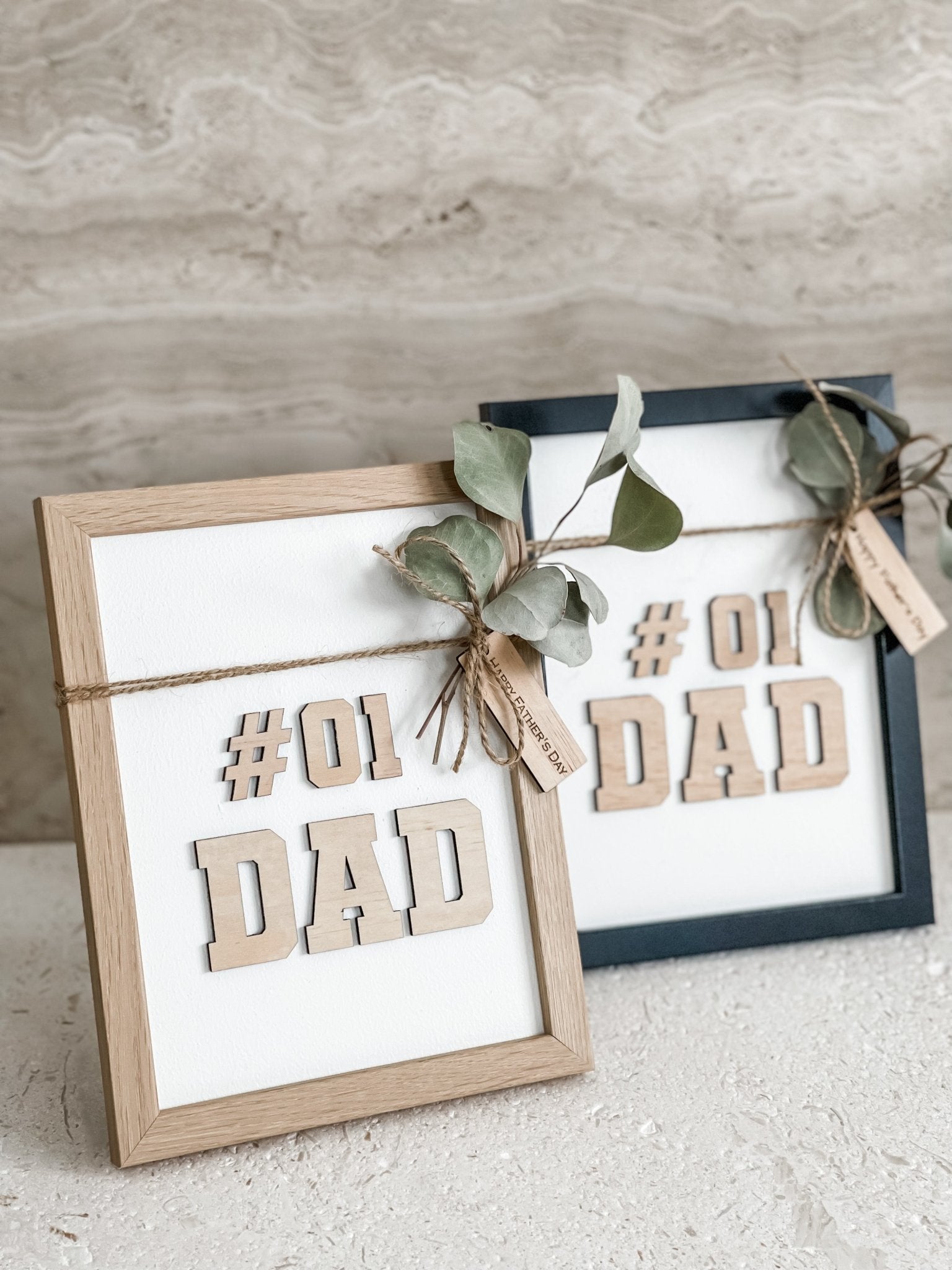 #1 Dad Photo Frame - The Humble Gift Co.