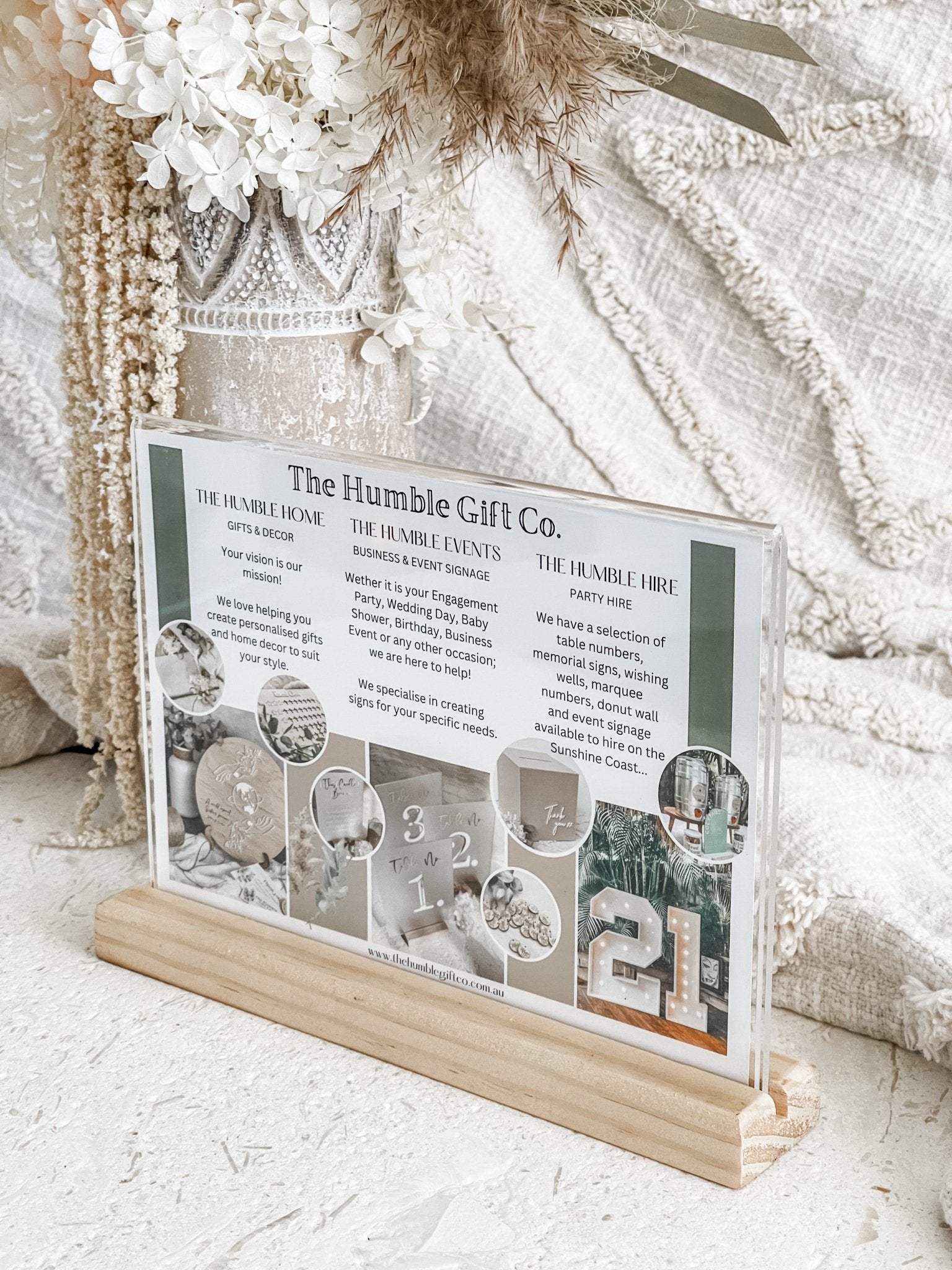 A5 or A4 Flyer Stand - The Humble Gift Co.