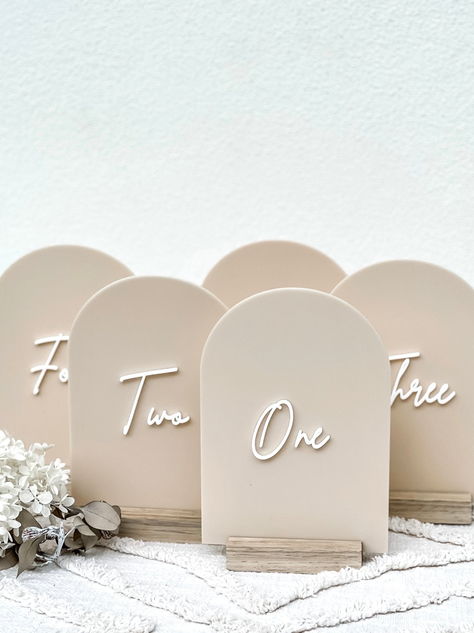 Chown Numbers Table Table Numbers | The Humble Gift Co.