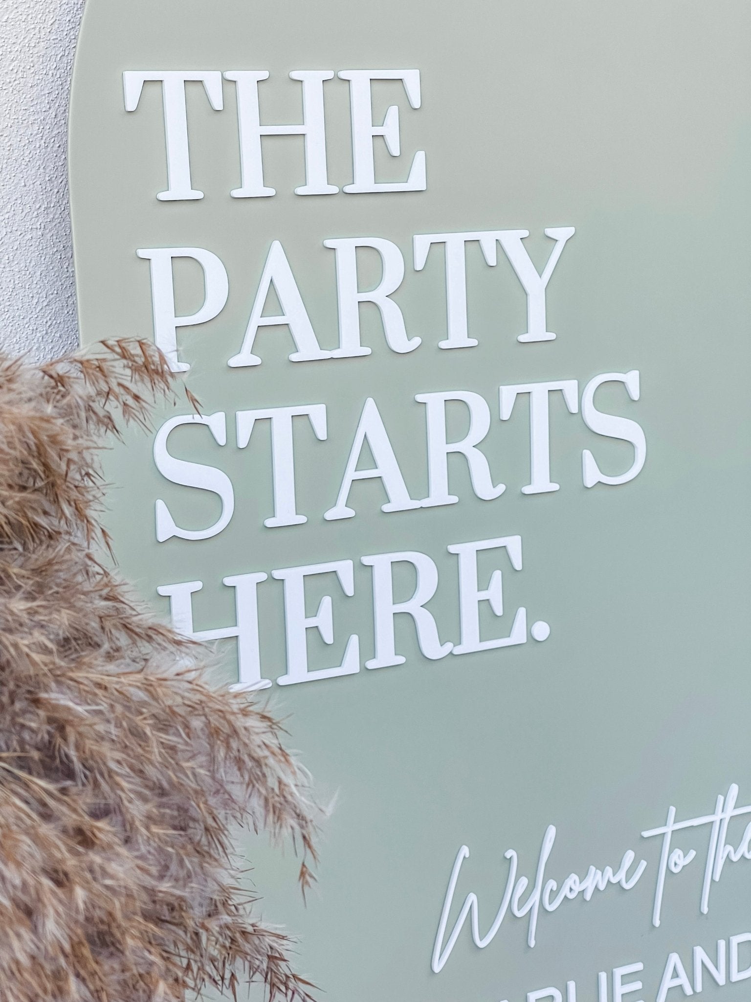 Acrylic Welcome Sign | Wedding Welcome Sign Arch – The Humble Gift Co.